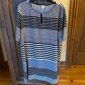 Cute light summer dress black/white Tristan M
